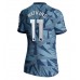 Maillot de foot Aston Villa Ollie Watkins #11 Troisième vêtements Femmes 2023-24 Manches Courtes